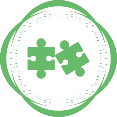 yapboz parçaları web simgesi basit illüstrasyon