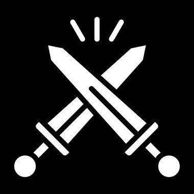 Eylem Oyunu simgesi, vektör illüstrasyonu basit tasarım