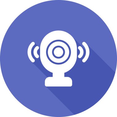 Beyaz Arkaplanda Bebek İzleyici Vektör Simgesi