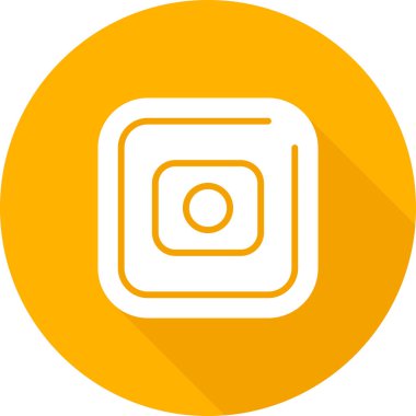 Web Simgesini Kaydet. Beyaz Arkaplanda İnce Doğrusal Tasarım