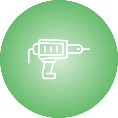 Drill modern simgesinin vektör illüstrasyonu   