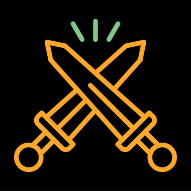 Eylem Oyunu simgesi, vektör illüstrasyonu basit tasarım