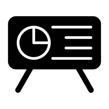 Sunum. Web simgesi basit tasarım