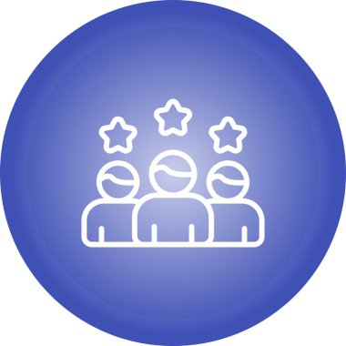 Müşteri Deneyimi simgesinin vektör illüstrasyonu