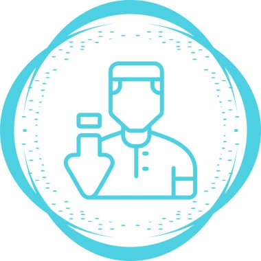 user icon, vector illustration simple design