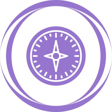 pusula simgesi web basit illüstrasyon