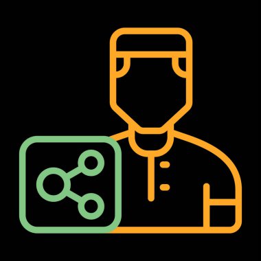 user icon, vector illustration simple design