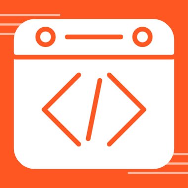 Web tasarım simgesi, web geliştirme konsepti, vektör illüstrasyonu 