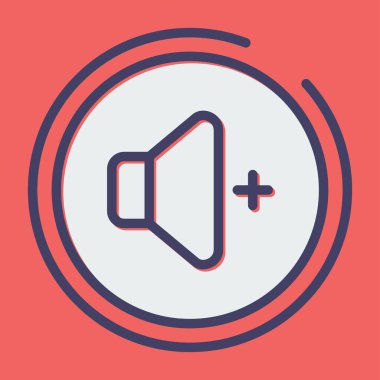 Ses hoparlörü web illüstrasyonu