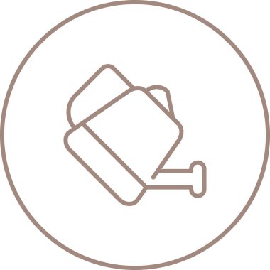 Sulama kutusu simgesinin vektör illüstrasyonu