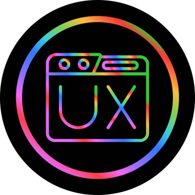 ux simge tasarımı vektör illüstrasyonu 