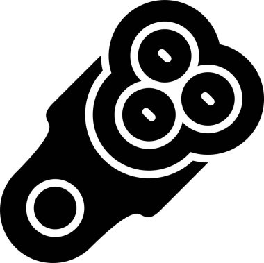 Electric Shaver modern simgesinin vektör çizimi    