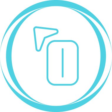 ok simgesi, vektör illüstrasyonu 