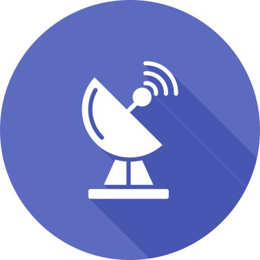 Radar. Web simgesi basit illüstrasyon