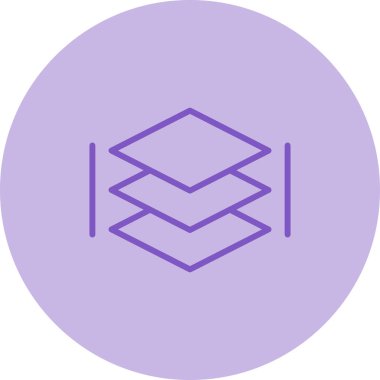 Katman simgesinin web illüstrasyonu