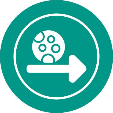 Ay simgesi, vektör illüstrasyonu basit tasarım