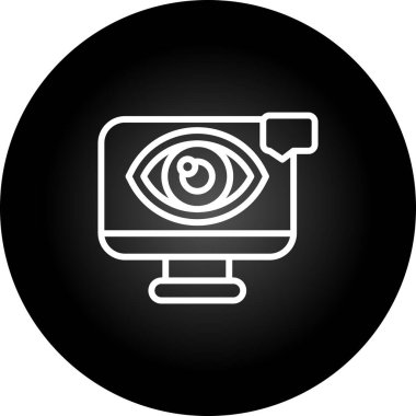 Görsel Tasarım Web simgesi vektör illüstrasyonu