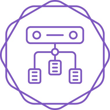 Yük dengeleyici. Web simgesi basit illüstrasyon