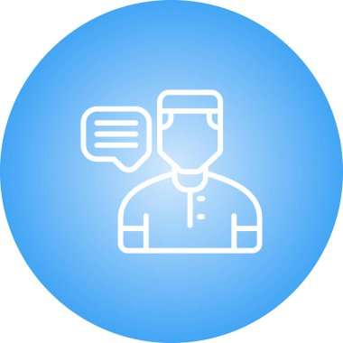 user icon, vector illustration simple design