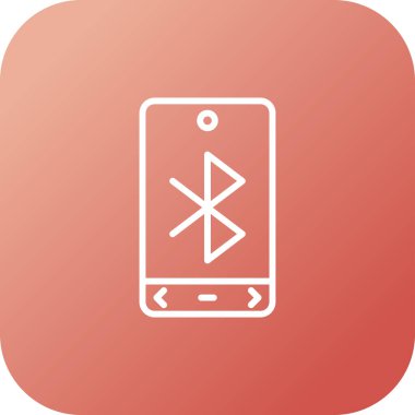 bluetooth web simge vektör çizim