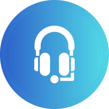 Stüdyo Kulaklıkları web simgesi, vektör illüstrasyonu