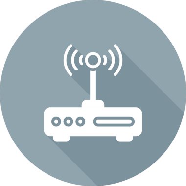 wifi simgesi, basit vektör illüstrasyonu 