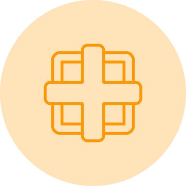 Web tasarımı için kenar simgesi, ayırıcı satır vektör işareti 