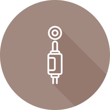 elektrik prizi simgesi. Web illüstrasyonu