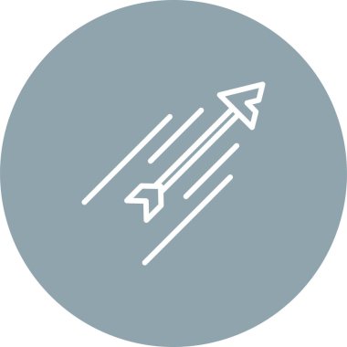 ok simgesi, vektör illüstrasyonu 