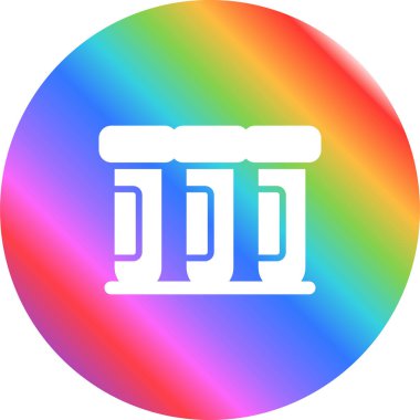 tüp simgelerinin vektör illüstrasyonu