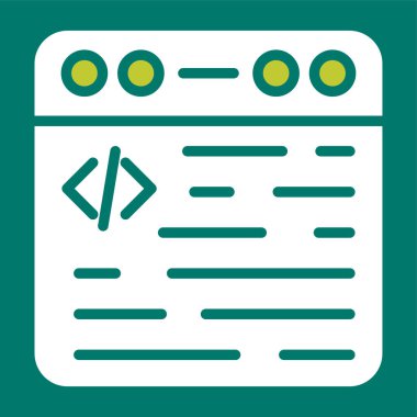 Web tarayıcı simgesi, vektör illüstrasyonu basit tasarım