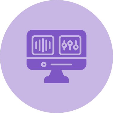 vektör simgesi Ses Düzenleme, illüstrasyon 