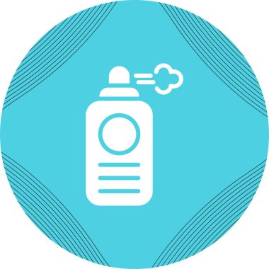 Sprey kutusu. Web simgesi basit illüstrasyon