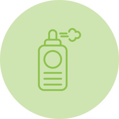 Sprey kutusu. Web simgesi basit illüstrasyon