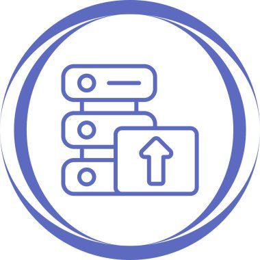 Web simge vektör çizim upload