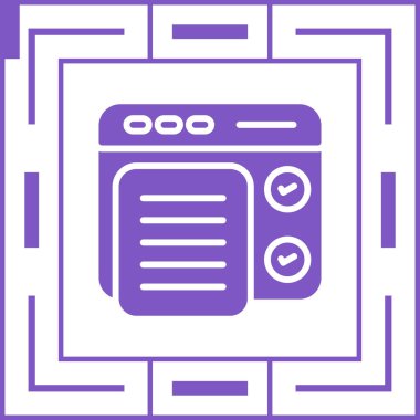 Yazılım Test Simgesi, Beyaz Konsepti İzole Edildi 