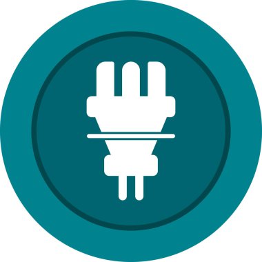 elektrik prizi simgesi. Web illüstrasyonu