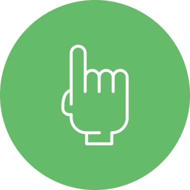 el simgesi, vektör illüstrasyonu basit tasarım