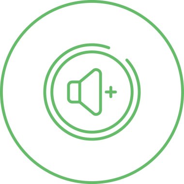 Ses hoparlörü web illüstrasyonu