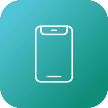 akıllı telefon web simgesi vektör çizimi 