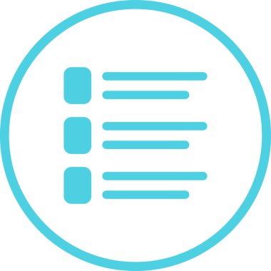 Kart İndeks simgesi, vektör illüstrasyonu 