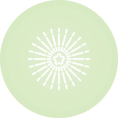 Havai fişek web simgesi, basit vektör illüstrasyonu 