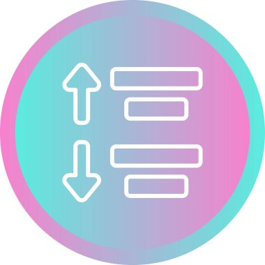 Boşluk simgesinin vektör illüstrasyonu