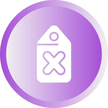 Etiket. Web simgesi basit illüstrasyon