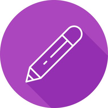 Kalem. Web simgesi basit illüstrasyon 