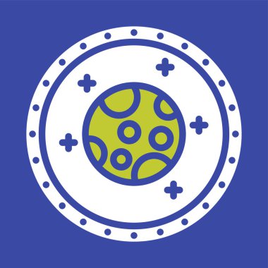 Lomboz. Web basit simgesi illüstrasyonu