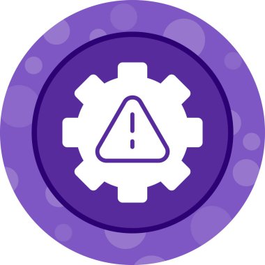 Risk Yönetimi simgesi, vektör illüstrasyonu 