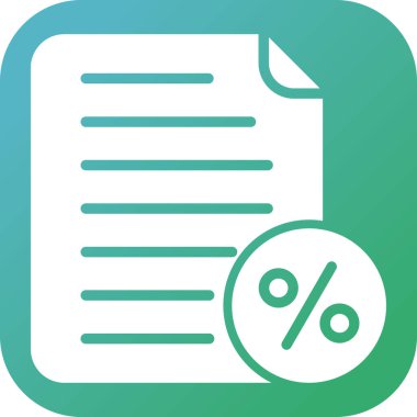 belge simgesi, vektör illüstrasyonu basit tasarım