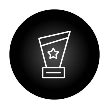 Award icon, vector illustration simple design