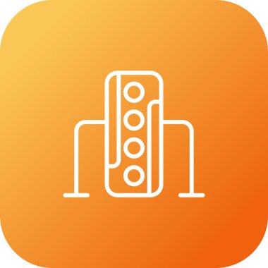 İstemci Sunucu Web simgesi vektör çizimi